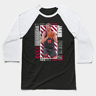 Jakob Poeltl Paper Poster Version 10 Baseball T-Shirt